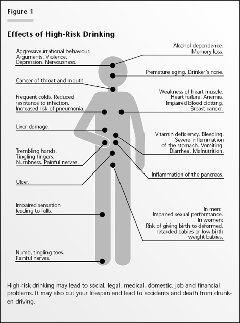 Figure1: Effects of High Risk Drinking